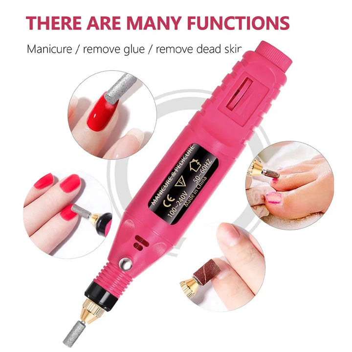 ELECTRIC DRILL FOR MANICURE AND ACCESSORIES